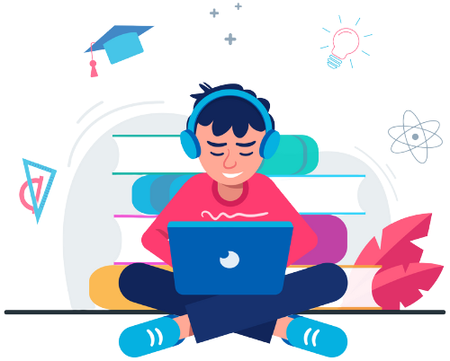 a kid using laptop for studying on tutorselevenplus